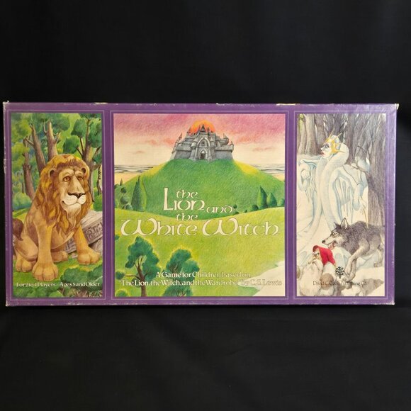 The Lion and The White Witch Board Game 1983 Chronicles Narnia Complete - Picture 1 of 10
